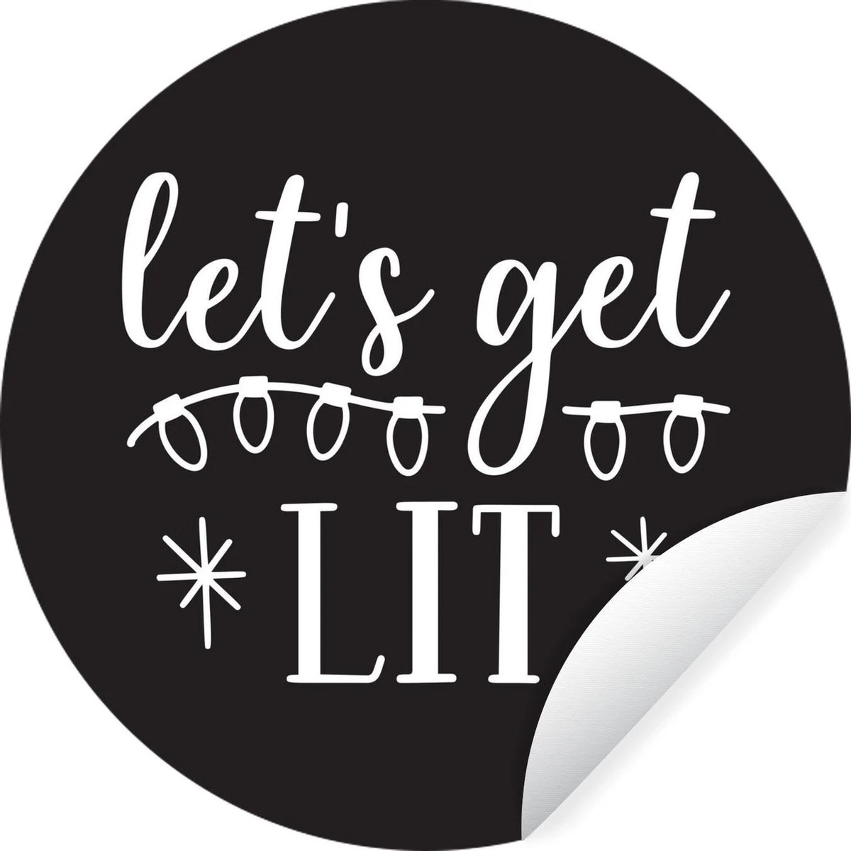 Citation De Noël Allumons - Nous Sur Fond Noir Sticker Papier Peint Cercle Mural - 100x100 Cm - Peinture Ronde - Cercle Papier Peint - Cercle Mural - Cercle Vivant - Autocollant & Découpe Ronde 3 Citation De Noël Allumons - Nous Sur Fond Noir Sticker Papier Peint Cercle Mural - 100x100 Cm - Peinture Ronde - Cercle Papier Peint - Cercle Mural - Cercle Vivant - Autocollant & Découpe Ronde