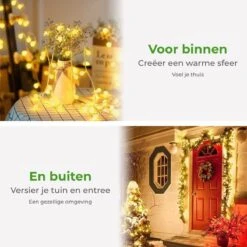 Apaiser Les Éclairage De Noël à L'extérieur Et à L'intérieur - Guirlandes Lumineuses - Guirlandes Lumineuses - Guirlandes Lumineuses - Guirlandes Lumineuses - LED Wit Chaud - 10 Mètres - Étanche -Jingle Bells Boutique 1200x1200 181