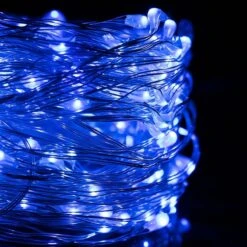 Lumières De Éclairage De Noël Springos | Intérieur & Extérieur | 30 M + 3 M De Cordon | 300 LED | Télécommande Incluse | Bleu -Jingle Bells Boutique 1200x1200 238