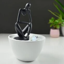 Intérieur Fontaine Moderne Pensador Devenez Zen Relax Fonction Eau Pour La Maison Fontaine De Noël Cadeau De Noël Nouveau Cadeau De L' Année Nouveau Cadeau De Noël Année De Fin De L'année Cadeau