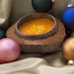 Balivie - Bougie - Bougie Parfumée - Décoration De Noël - Bougie Coco - Noix En Coque - Balifleur - Jaune Ocre - Aroma Magnolia -Jingle Bells Boutique 1200x1200 293