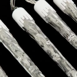 Glaçons De Noël à LED Blanches Icicle - Pour L'intérieur Et L'extérieur !