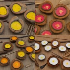 Balivie - Bougie - Bougie Parfumée - Bougie Noix De Coco - Noix Dans La Peau - Balifleur - Rouge - Aroma Rose-Sinterklaas- Cadeau De Noël -Jingle Bells Boutique 1200x1200 310