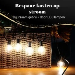 Homèlle Cordon Lumineux 50 LED - 15 Mètres - Blanc Chaud - Eclairage De Jardin - Eclairage De Éclairage De Noël - Eclairage Éclairage Extérieur - Guirlande Lumineuse - Guirlande Lumineuse - Transparent -Jingle Bells Boutique 1200x1200 322