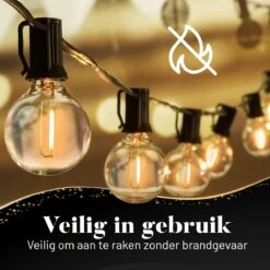 Homèlle Cordon Lumineux 50 LED - 15 Mètres - Blanc Chaud - Eclairage De Jardin - Eclairage De Éclairage De Noël - Eclairage Éclairage Extérieur - Guirlande Lumineuse - Guirlande Lumineuse - Transparent -Jingle Bells Boutique 1200x1200 325