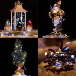 Éclairage De Noël Décorations De Noël - Éclairage De Noël Éclairage De Noël Extérieur - Set De 2 Pièces - Sur Batterie - Pour Intérieur Et Extérieur - 5 M - Multicolore -Jingle Bells Boutique 1200x1200 340