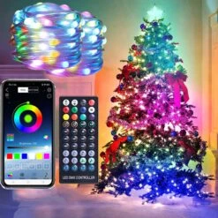 XLight - Éclairage De Noël RVB De 20 Mètres - Télécommande Incluse - Bluetooth Et Application 16 XLight - Éclairage De Noël RVB De 20 Mètres - Télécommande Incluse - Bluetooth Et Application -Jingle Bells Boutique 1200x1200 359