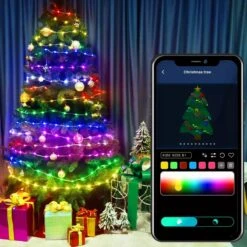 XLight - Éclairage De Noël RVB De 20 Mètres - Télécommande Incluse - Bluetooth Et Application 17 XLight - Éclairage De Noël RVB De 20 Mètres - Télécommande Incluse - Bluetooth Et Application -Jingle Bells Boutique 1200x1200 360