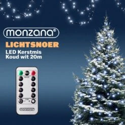 Lumières De Éclairage De Noël Monzana 200 LED - Avec Télécommande - Wit Froid -Jingle Bells Boutique 1200x1200 372