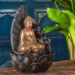 Intérieur Fontaine Bouddha Hartha Relax Obtenez Zen Fonction Eau Pour La Maison De La Fontaine De Noël Cadeau De Noël Nouvel An Cadeau Nouveau Cadeau De Noël Année De Fin De L'année Cadeau