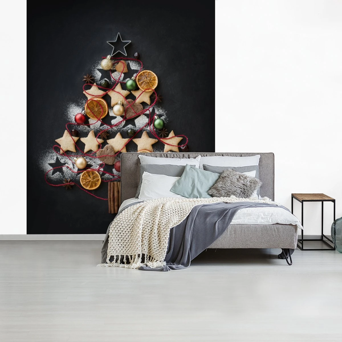 Papier Peint - Papier Peint Papier Peint Photo Arbre De Noël - Nourriture - Nature Morte - Largeur 210 Cm X Hauteur 260 Cm 6 Papier Peint - Papier Peint Papier Peint Photo Arbre De Noël - Nourriture - Nature Morte - Largeur 210 Cm X Hauteur 260 Cm – Image 4