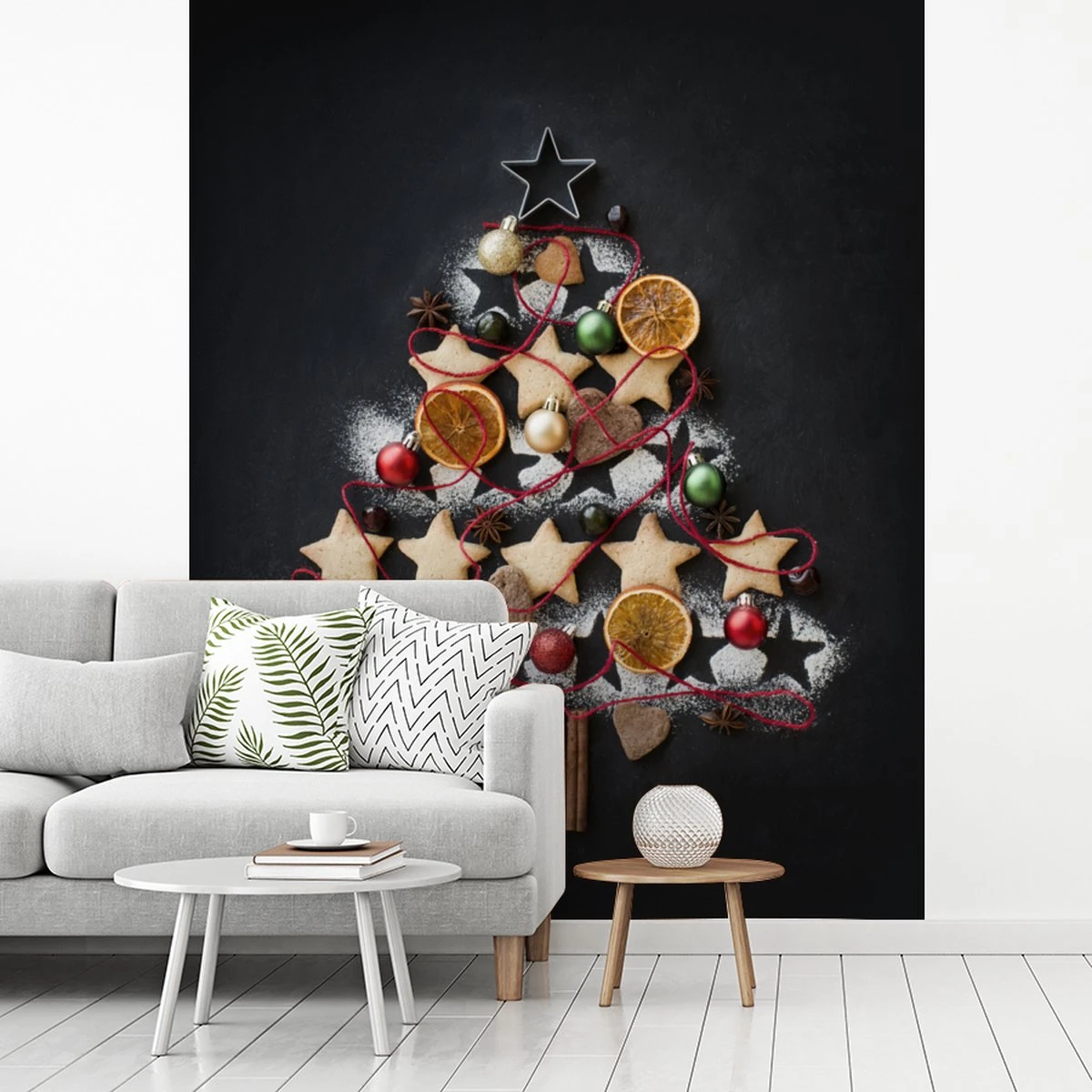 Papier Peint - Papier Peint Papier Peint Photo Arbre De Noël - Nourriture - Nature Morte - Largeur 210 Cm X Hauteur 260 Cm 10 Papier Peint - Papier Peint Papier Peint Photo Arbre De Noël - Nourriture - Nature Morte - Largeur 210 Cm X Hauteur 260 Cm – Image 8