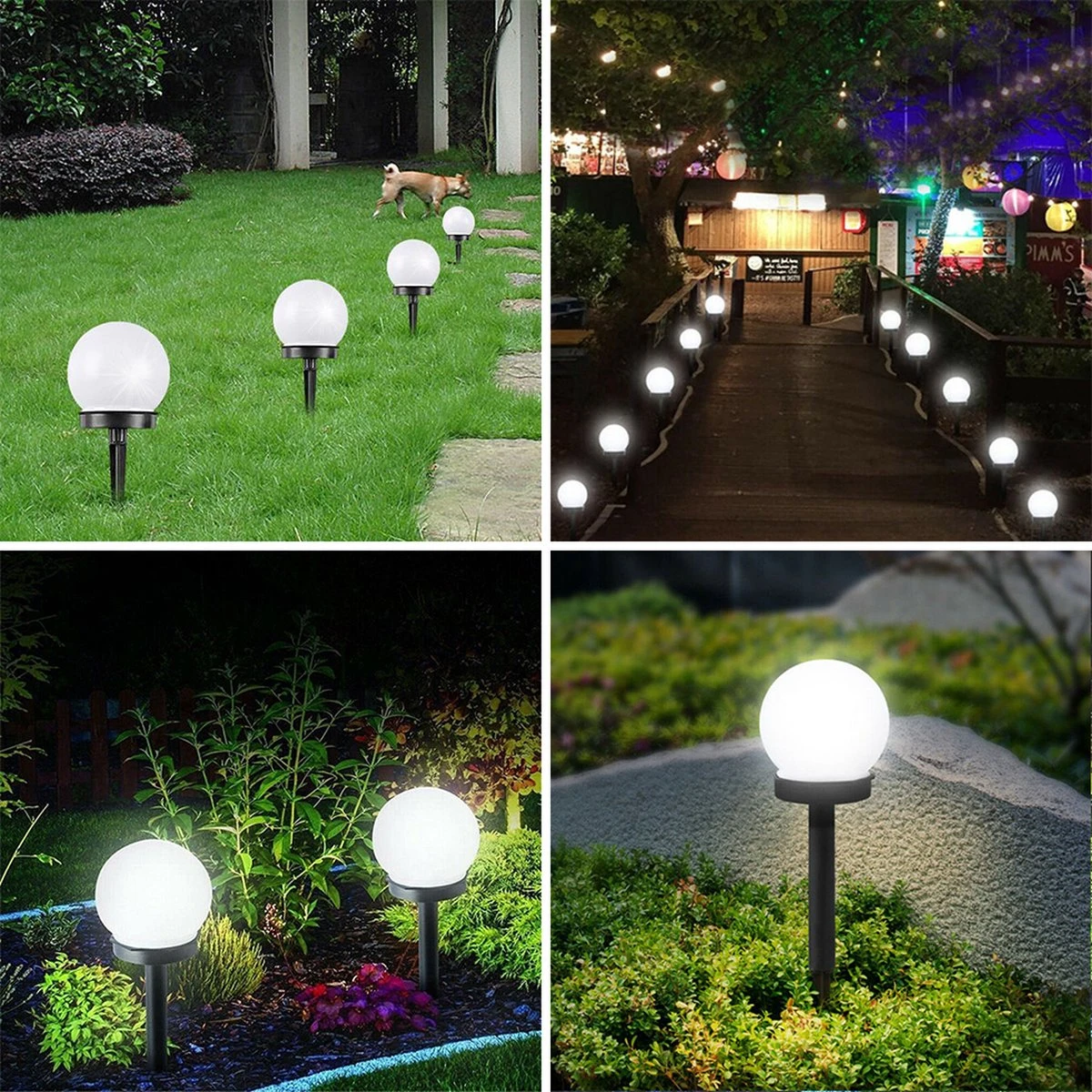 Lanternes De Jardin - 6 Pièces - 49,5 Cm - Eclairage Solaire De Jardin - Éclairage De Noël - Eclairage Solar De Jardin - Éclairage De Chemin - LED - Éclairage Extérieur 8 Lanternes De Jardin - 6 Pièces - 49,5 Cm - Eclairage Solaire De Jardin - Éclairage De Noël - Eclairage Solar De Jardin - Éclairage De Chemin - LED - Éclairage Extérieur – Image 6