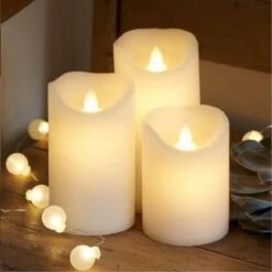 LED Kaarsen SET 3 Pièces SANS PILES, Changement De Couleur - Bougie - Bougies - Bougie Allumée - Bougies De Noël - Groot - Grande Bougie -Jingle Bells Boutique 1200x1200 434