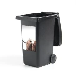 Sticker Conteneur Scottish HighlanderIllustrations De Noël - Profil D'un Montagnard écossais