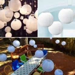 Fissaly ® 20 Pièces De Décoration De Fête Lanternes Witte - Guirlande De Décoration - Amusant Pour Anniversaire, Anniversaire, Mariage Et Noël -Jingle Bells Boutique 1200x1200 449