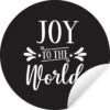 Citation De Noël Joy Au Monde Sur Fond Noir Sticker Mural Cercle Mural - 100x100 Cm - Peinture Ronde - Cercle Papier Peint - Cercle Mural - Cercle Vivant - Autocollant Et Découpe Ronde -Jingle Bells Boutique 1200x1200 47