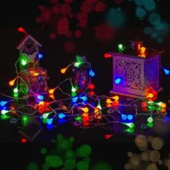 Éclairage De Fête De Fête - Éclairage De Noël De Jardin - Guirlandes Lumineuses - Lumières De Fête - Pour L'intérieur Et L'extérieur - Avec Télécommande - 20 M - Multicolore -Jingle Bells Boutique 1200x1200 473