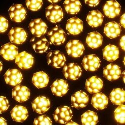 Lumières De Éclairage De Noël Springos | Intérieur & Extérieur | Forme Cristalline | 9 M | Batterie | 120 LED | Blanc Chaud -Jingle Bells Boutique 1200x1200 512