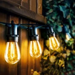 Éclairage De Fête 15m LED Guirlande Lumineuse Extérieure - Guirlande Lumineuse Étanche - Lumières De Éclairage De Noël De Fête - Éclairage D'Ambiance - Guirlande Lumineuse - 2700K -Jingle Bells Boutique 1200x1200 528