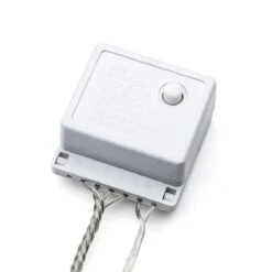 Konstsmide Eclairage De Éclairage De Noël Extérieur - Éclairage Sur Cordon Régulateur De Vitesse à Cordon Icicle LED 96 Lumières - 7,75 Mètres - Blanc Chaud -Jingle Bells Boutique 1200x1200 598