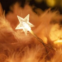 Lumières De Éclairage De Noël Springos | Étoile | Intérieur & Extérieur | 5 M Cordon Compris | Batterie | 50 LED | Blanc Chaud -Jingle Bells Boutique 1200x1200 606