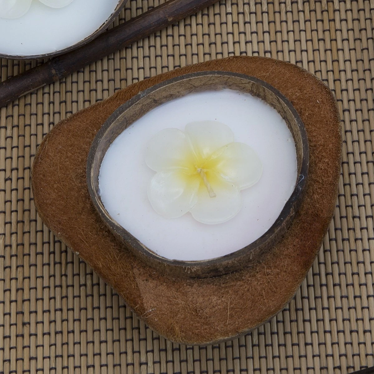 Balivie - Bougie - Bougie Parfumée - Bougie Coco - En Peel - Baliflower - Wit - Aroma Coco - Décoration De Noël 7 Balivie - Bougie - Bougie Parfumée - Bougie Coco - En Peel - Baliflower - Wit - Aroma Coco - Décoration De Noël – Image 5