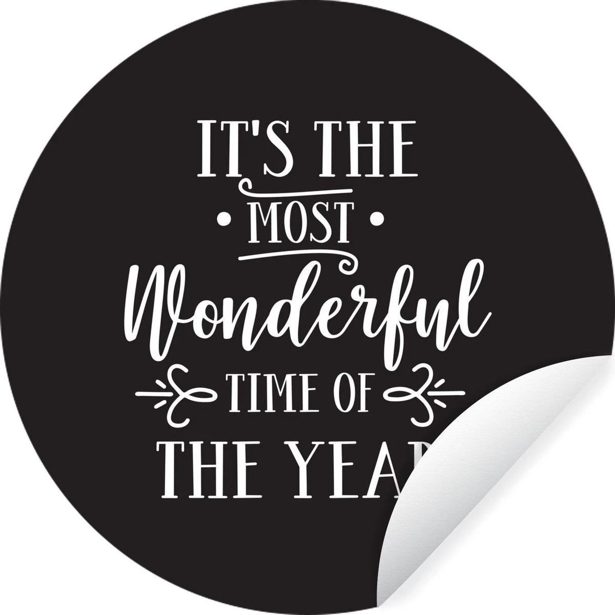 Citation De Noël C'est La Période La Plus Merveilleuse De L'année Sur Fond Noir Sticker Papier Peint Cercle Mural - 80x80 Cm - Peinture Ronde - Cercle Papier Peint - Cercle Mural - Cercle Vivant - Autocollant & Découpe Ronde 3 Citation De Noël C'est La Période La Plus Merveilleuse De L'année Sur Fond Noir Sticker Papier Peint Cercle Mural - 80x80 Cm - Peinture Ronde - Cercle Papier Peint - Cercle Mural - Cercle Vivant - Autocollant & Découpe Ronde