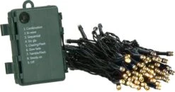 Lumières De Éclairage De Noël Springos | 10.5m | Batterie | 100 LED | Blanc Chaud -Jingle Bells Boutique 1200x631