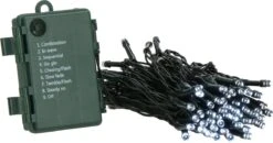 Lumières De Éclairage De Noël Springos | 10.5m | Batterie | 100 LED | Blanc Froid -Jingle Bells Boutique 1200x632 1