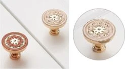 5 Pièces Bouton De Meuble Vintage - Or Wit - 3*2,5 Cm - Poignée De Meuble - Bouton Pour Armoire, Porte, Tiroir, Armoire De Cuisine - Noël - Cadeau De Noël -Jingle Bells Boutique 1200x662