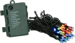 Lumières De Éclairage De Noël Springos | 5.5m | Batterie | 50 LED | Multicolore -Jingle Bells Boutique 1200x695