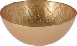 Coupe De Décoration De Noël/coupe à Fruits - D28 Cm - Or - Verre - Rond