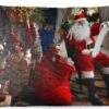 Coussins D'extérieur - Jardin - Père Noël Assis Sur Une Chaise Avec Sac Plein De Cadeaux - 60x40 Cm -Jingle Bells Boutique 1200x747 41