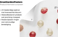 Affiche Clôture Noël - Décoration De Noël - Rouge - Or - 200x100 Cm - Toile De Jardin 14 Affiche Clôture Noël - Décoration De Noël - Rouge - Or - 200x100 Cm - Toile De Jardin -Jingle Bells Boutique 1200x767 11