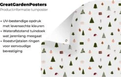 Décoration Murale Noël - Modèles - Wit - 180x120 Cm - Poster Jardin - Toile Jardin - Poster Extérieur -Jingle Bells Boutique 1200x770