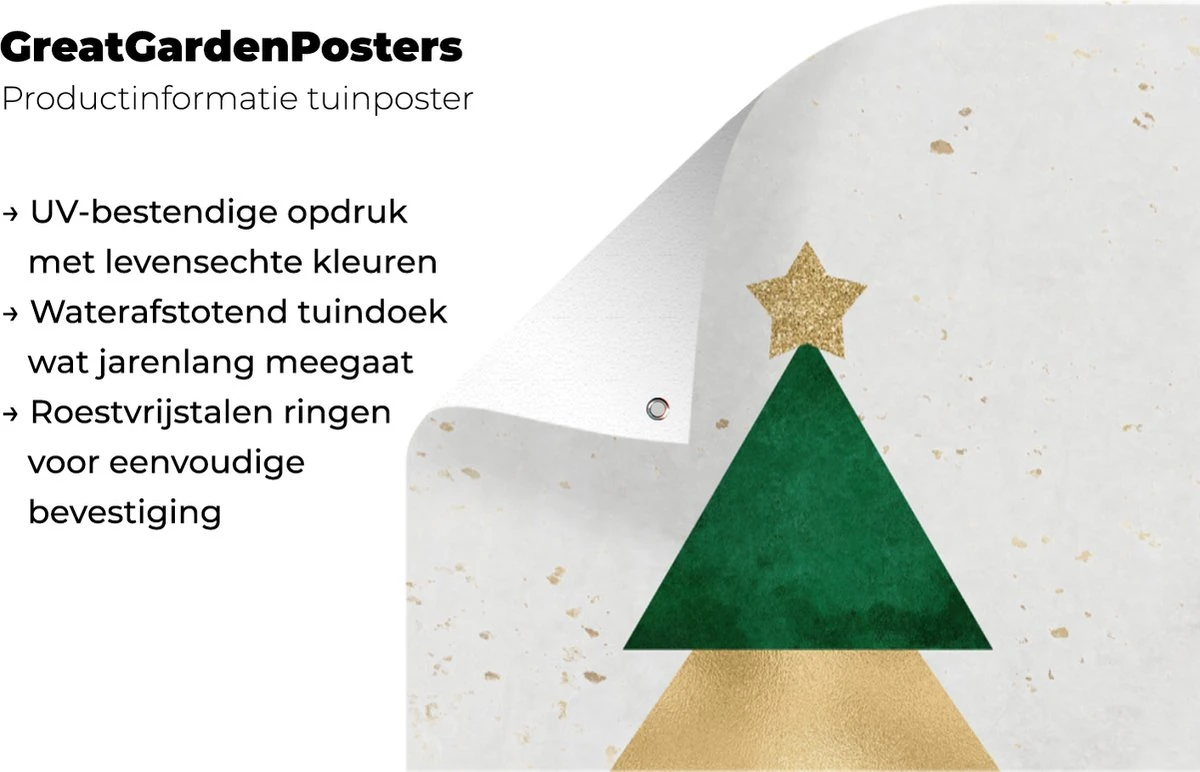 Décoration Murale Murale Extérieure Sapin De Noël - Peak - Citations - 80x160 Cm 7 Décoration Murale Murale Extérieure Sapin De Noël - Peak - Citations - 80x160 Cm – Image 5