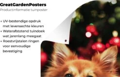 Poster De Jardin Chien Pendant Noël - 40x80 Cm - Décoration Murale Outdoor - Poster De Jardin - Toile Jardin - Poster Clôture - Tableau Jardin -Jingle Bells Boutique 1200x772 34