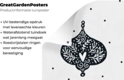 Illustration Pour Enfants D'une Boule De Noël Avec La Citation Joyeux Noël 120x180 Cm XXL / Groot Format! -Jingle Bells Boutique 1200x772 35