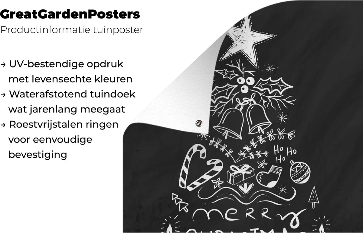 Illustration De Noël Sapin De Noël De Craie 120x160 Cm XXL / Groot Format! 6 Illustration De Noël Sapin De Noël De Craie 120x160 Cm XXL / Groot Format! – Image 4