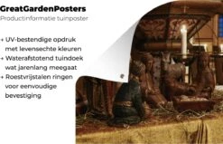 Crèche De Noël En Bois Affiche De Jardin En Vrac 60x40 Cm - Petit - Toile De Jardin / Toile D'extérieur / Peintures Pour L'extérieur (décoration De Jardin) -Jingle Bells Boutique 1200x772 53