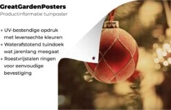 Un Gros Plan De Décoration De Noël Décorative à Côté D'un Poster De Jardin D'arbre De Noël 90x60 Cm - Toile De Jardin / Toile D'extérieur / Peintures D'extérieur (décoration De Jardin) 15 Un Gros Plan De Décoration De Noël Décorative à Côté D'un Poster De Jardin D'arbre De Noël 90x60 Cm - Toile De Jardin / Toile D'extérieur / Peintures D'extérieur (décoration De Jardin) -Jingle Bells Boutique 1200x772 57