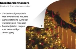 Décoration Murale Murale Extérieure Sapin De Noël Illuminé Avec Cadeaux - 80x160 Cm -Jingle Bells Boutique 1200x772 6