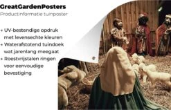 Crèche De Noël Intérieur Affiche De Jardin Toile En Vrac 60x40 Cm - Petit - Toile De Jardin / Toile D'extérieur / Peintures Pour L'extérieur (décoration De Jardin) -Jingle Bells Boutique 1200x772 72