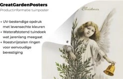 Art De Décoration De Décoration De Jardin - Ange De Noël - Cloche - 40x60 Cm - Affiche De Jardin -Jingle Bells Boutique 1200x772 77