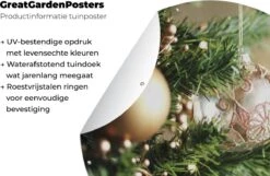 Cercle De Jardin Gros Plan De Boules De Noël Dans Un Sapin De Noël - 60x60 Cm - Affiche Ronde De Jardin - Extérieur -Jingle Bells Boutique 1200x784 3