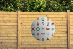 Garden Circle Christmas Stuff - Motif - Noël - 120x120 Cm - Affiche De Jardin Ronde - Extérieur - XXL -Jingle Bells Boutique 1200x800 1067