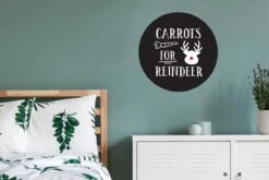Citation De Carottes Pour Renne Décoration Murale Noël Noir Autocollant De Papier Peint Cercle Mural - 50x50 Cm - Peinture Ronde - Cercle De Papier Peint - Cercle Mural - Cercle Vivant - Autocollant Et Découpe Ronde -Jingle Bells Boutique 1200x800 108