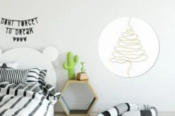 WallCircle - Stickers Muraux - Wallpaper Circle - Hiver - Noël - Noël - Perles - 100x100 Cm - Wall Circle - Auto Adhésif - Rond Wallpaper Sticker XXL -Jingle Bells Boutique 1200x800 111