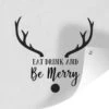 Quote Eat Drink And Be Merry Décoration Murale Noël Blanc 60x40 Cm -Jingle Bells Boutique 1200x800 1133